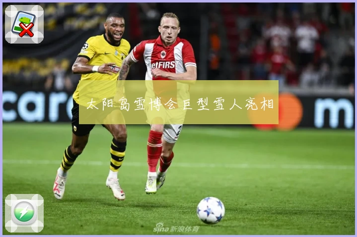 太阳岛雪博会巨型雪人亮相